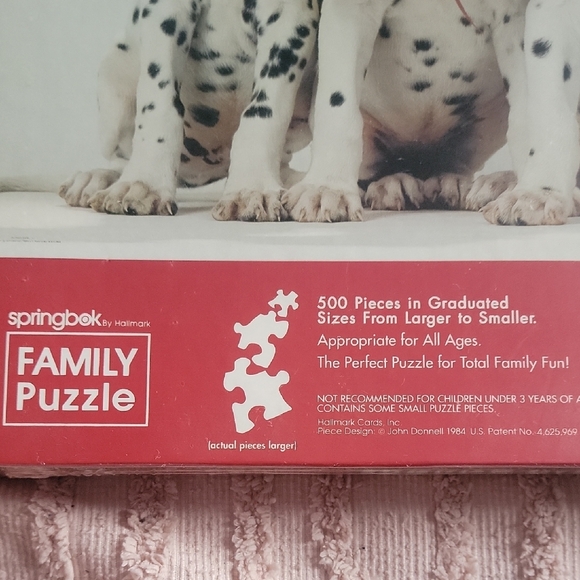 Puppy Dots Family Puzzle - Black and White - Picture 3 of 8
